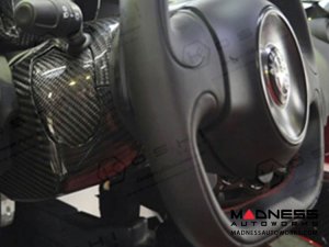 Alfa Romeo 4C Steering Wheel Trim - Carbon Fiber - Shroud Trim Set - No Cruise Control Alfa Romeo 4C Steering Wheel Trim - Carbon Fiber - Shroud Trim Set - No Cruise Control